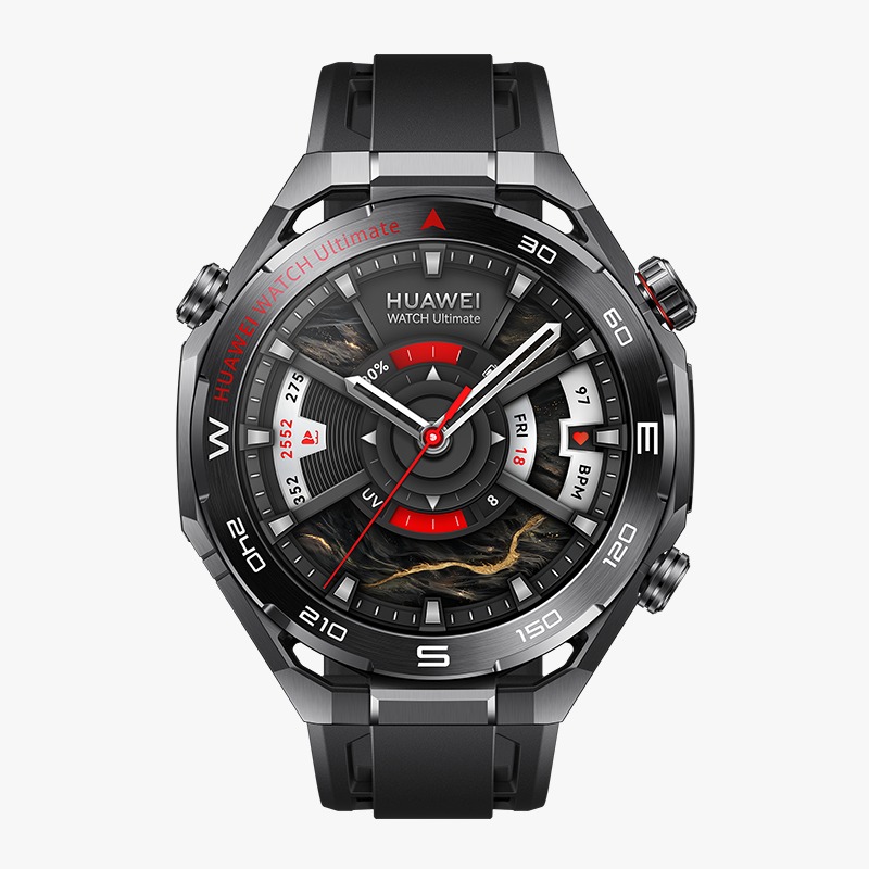 HUAWEI WATCH Ultimate 2, Fluoroelastomer Strap- Black