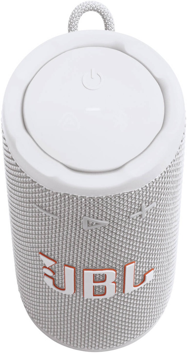 JBL Grip Bluetooth Speaker, Powerful Bass- White