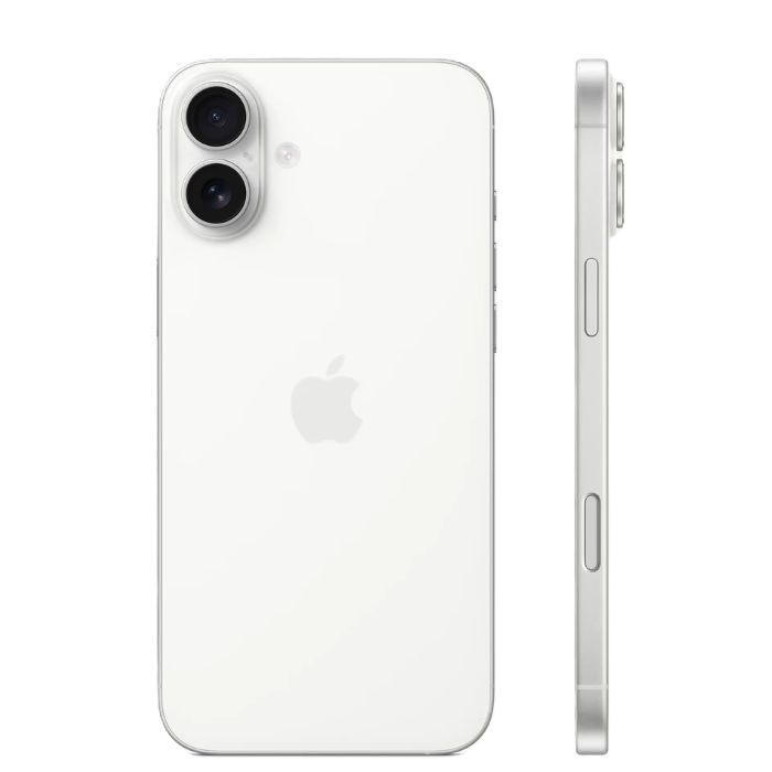 Apple iPhone 16 (UAE), 128GB, 8GB, White, One Esim & One Physical Sim (Apple Warranty)