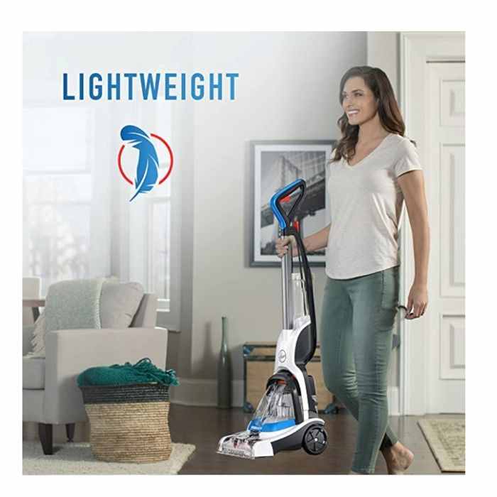 Hoover Power Dash Pet Compact Carpet Cleaner Lightweight, Blue