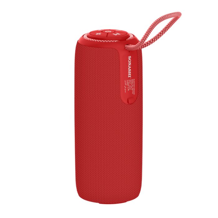 Sonashi Rechargeable Bluetooth Speaker With Calling Function, Red Sbs-723
