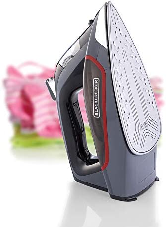 Black & Decker Steam Iron With Ceramic Soleplate , Grey - X2050-B5